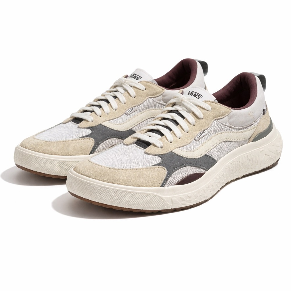 Vans MTE-3 VR3Cush Sneakers Men’s 11.5 Cream Gray Suede Mesh UltraCush